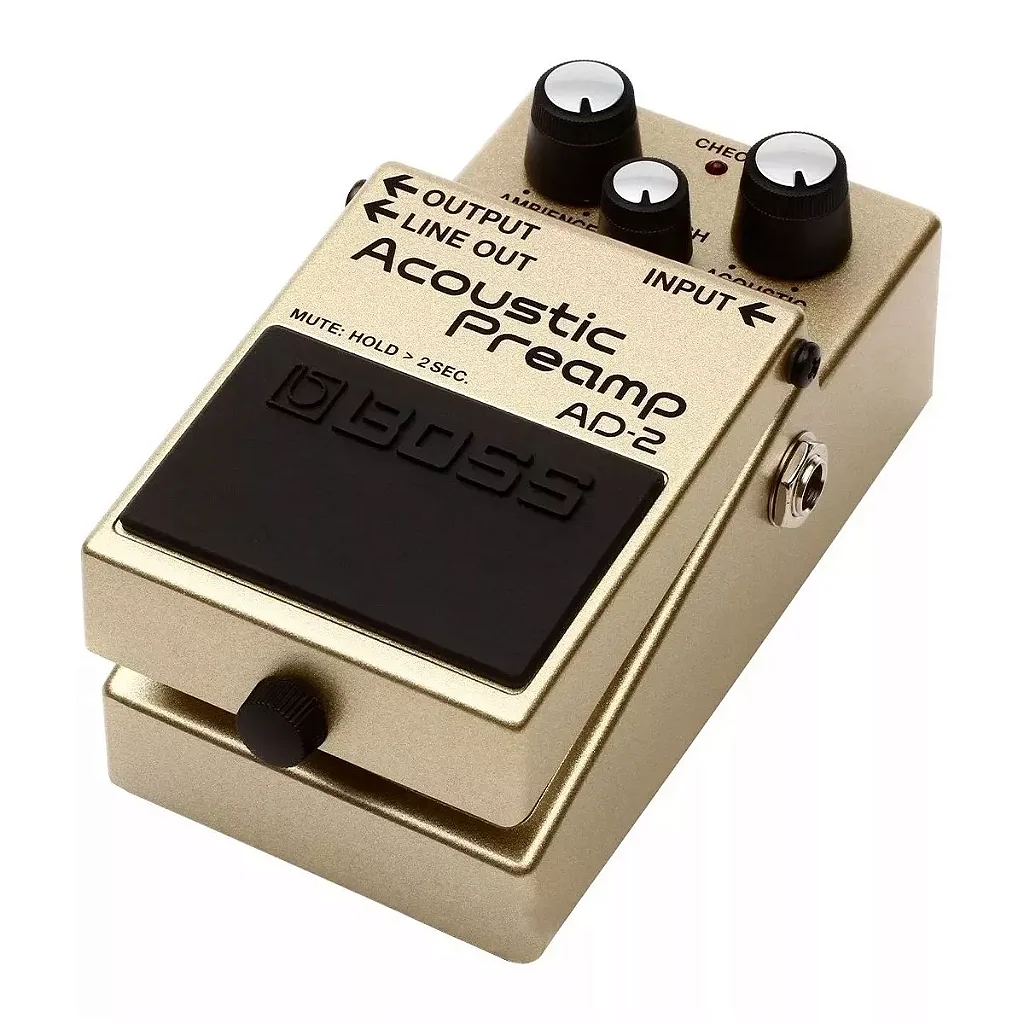 Pedal BOSS AD-2 Acoustic Preamp p/violão - MUSICWARE INSTRUMENTOS
