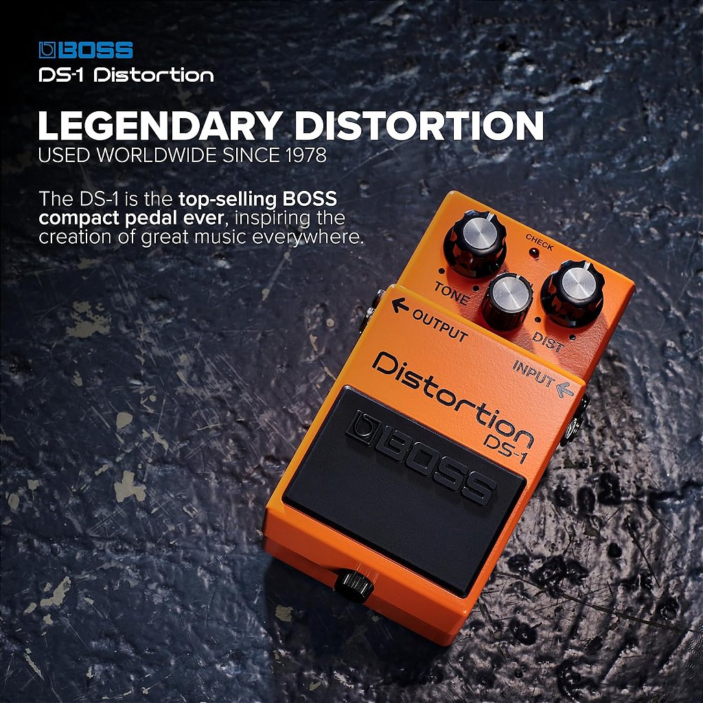 Pedal DS-1 Distortion - MUSICWARE INSTRUMENTOS MUSICAIS
