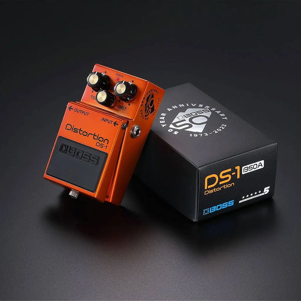 Pedal DS-1-B50A Comemorativo Boss 50 anos - MUSICWARE INSTRUMENTOS