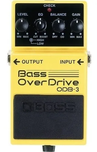 BOSS Bass OverDrive ODB-3　美品　動作品 Pedal BOSS ODB-3 Bass Overdrive (Made in Taiwan) - MUSICWARE