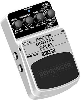 BEHRINGER DD400 デジタルディレイ Pedal DD400 Digital Delay - MUSICWARE INSTRUMENTOS MUSICAIS
