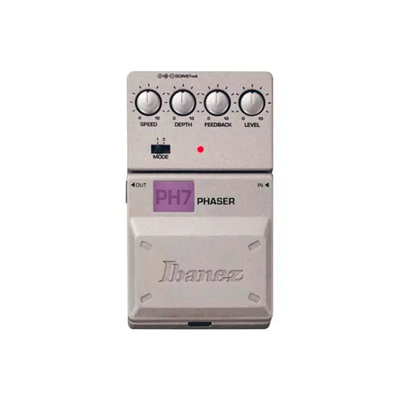 ギター Ibanez PH7 PHASER Pedal IBANEZ PH7 - PHASER - MUSICWARE INSTRUMENTOS MUSICAIS