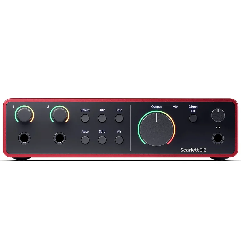 Kit Focusrite Scarlett Studio - Interface 2I2 + Phone + Microfone