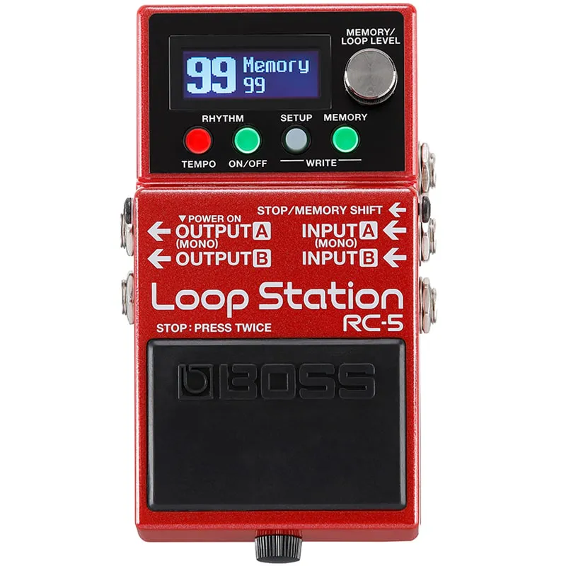 BOSS Loop Station RC-5　ギターエフェクター Pedal Compacto Boss RC-5 Loop Station Avançados P/ Guitarra