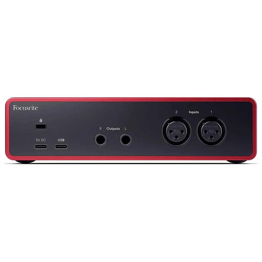 Interface de Áudio FOCUSRITE 2i2 4th Gen - MUSICWARE INSTRUMENTOS
