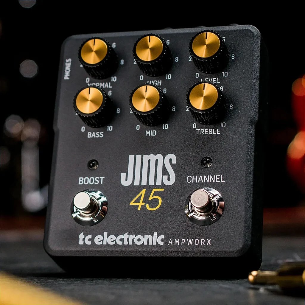 PEDAL TC ELECTRONIC JIMS 45 PREAMP - MUSICWARE INSTRUMENTOS MUSICAIS