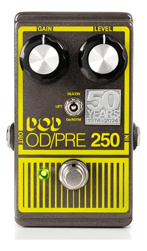 Pedal DOD PREAMP 250 edição especial 50Th Anos - Breve - MUSICWARE