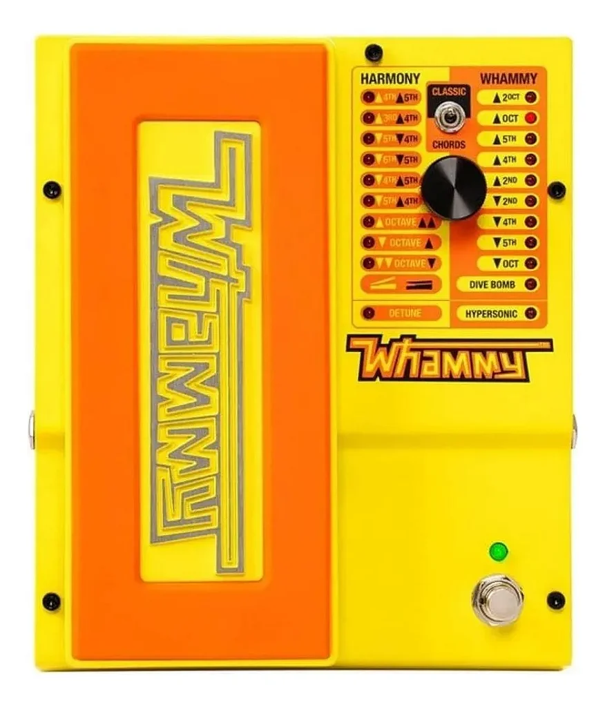 Pedal WHAMMY MONONEON SIG. Digitech c/ Fonte (Lançamento) Amarelo