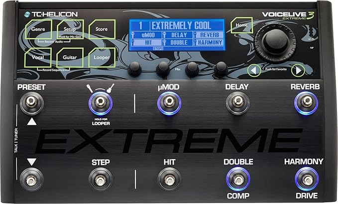 ほぼ未使用 TC HELICON VoiceLive 3 Extreme TC Helicon VOICELIVE 3 EXTREME Pedal para vocal/voz - MUSICWARE