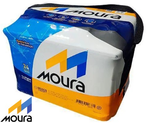 Bateria Automotiva MOURA 60Ah 12V M60GD e M60GE - Bateria