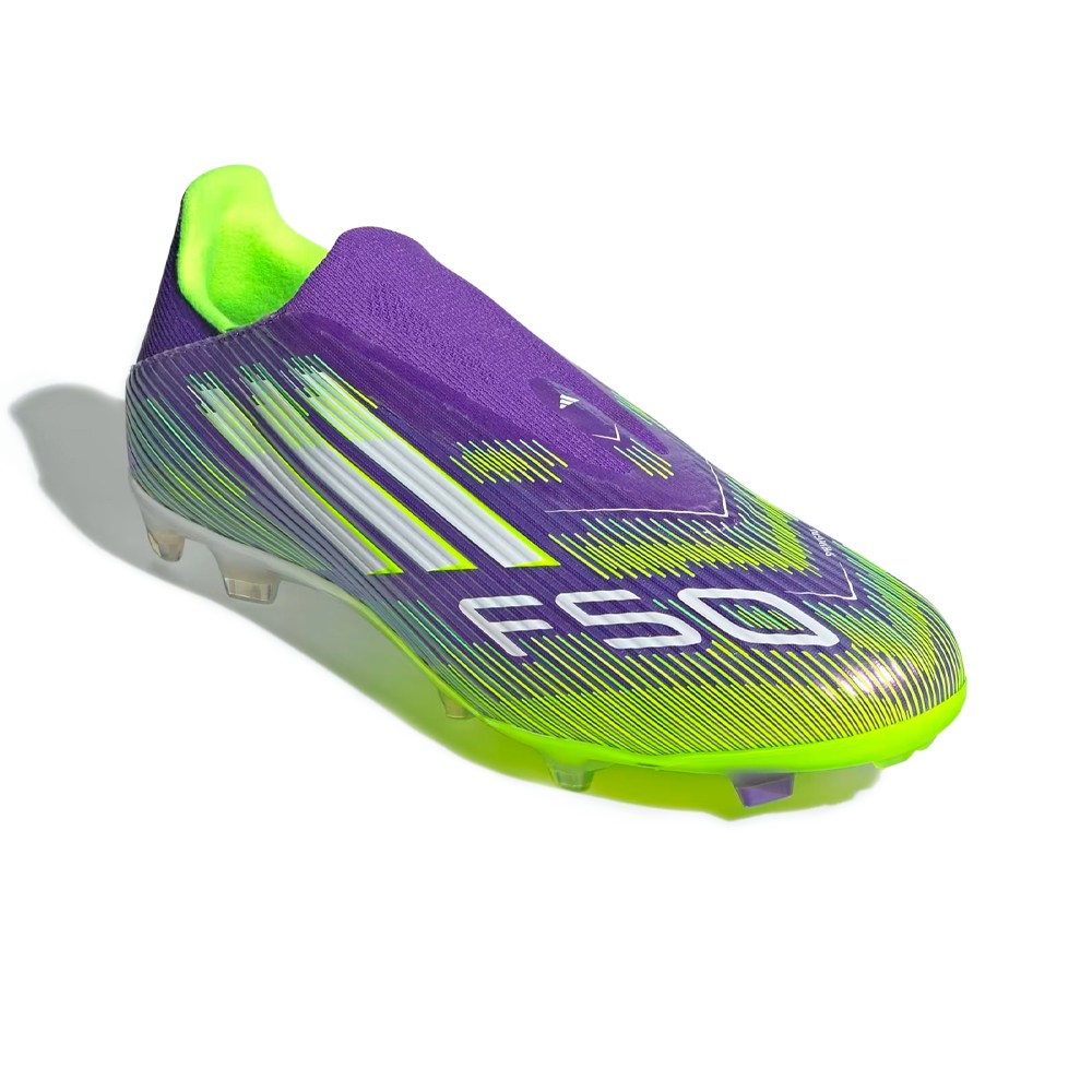 Chuteira Adidas F50 League Campo Roxo, Verde e Branco - Sport West