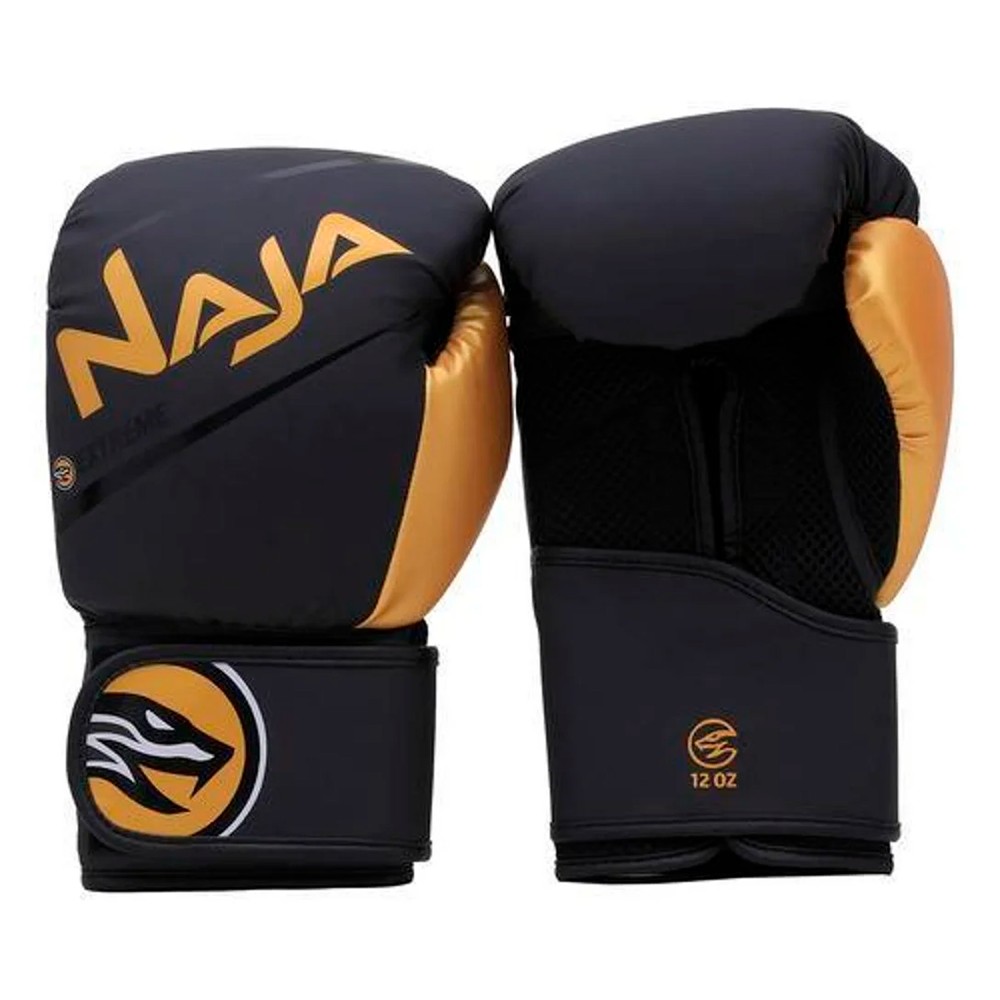 Kit Naja Boxe/Muay Thai Extreme Preto e Dourado - Sport West