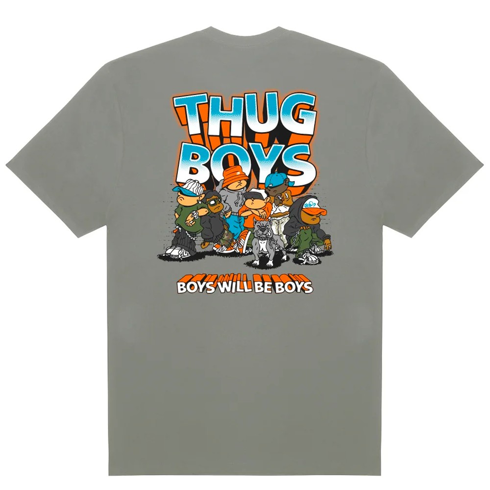 Camisa Thug Nine Thug Boys Masculina Cinza - West + | A loja que