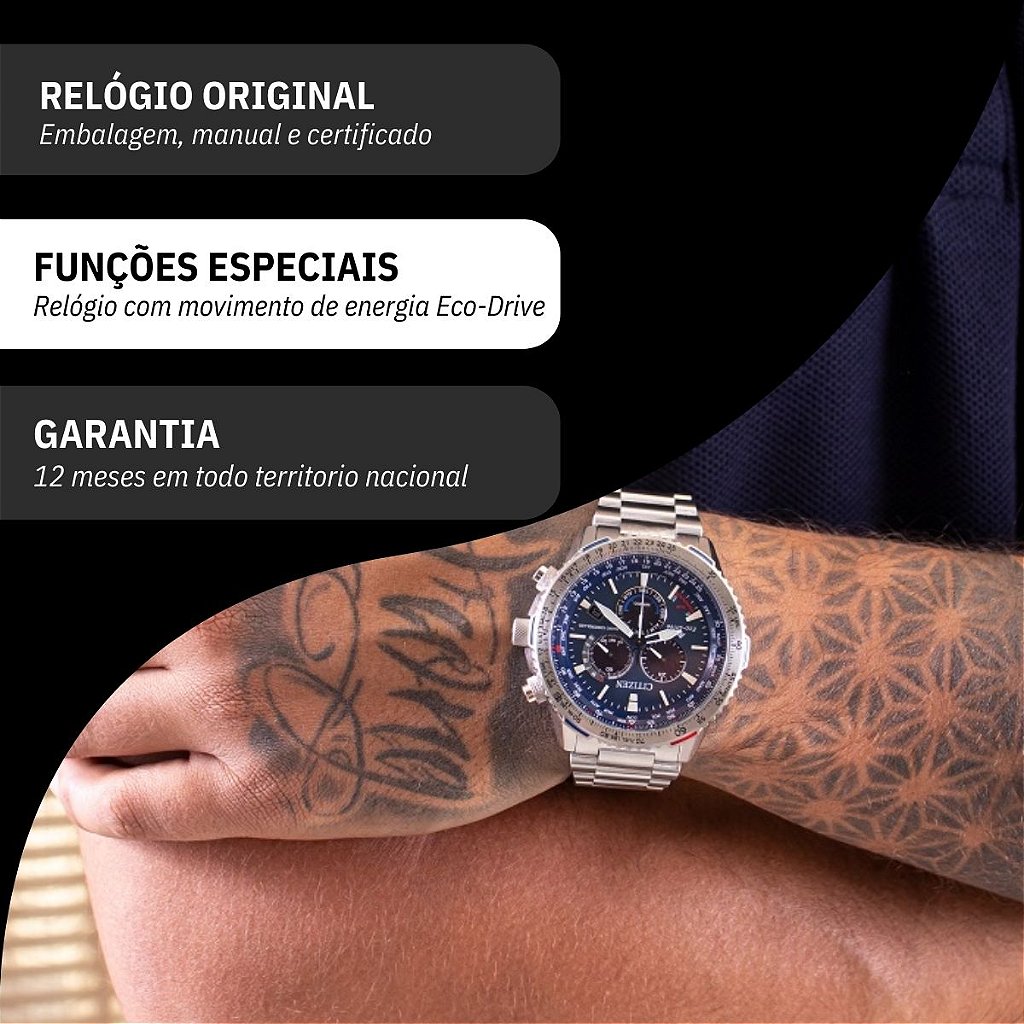 Relógio de Pulso Masculino Citizen Eco-Drive Promaster TZ31098F