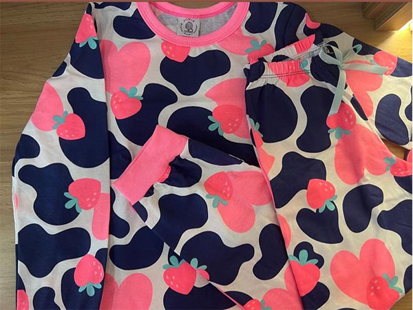 pijama estampado para meninas