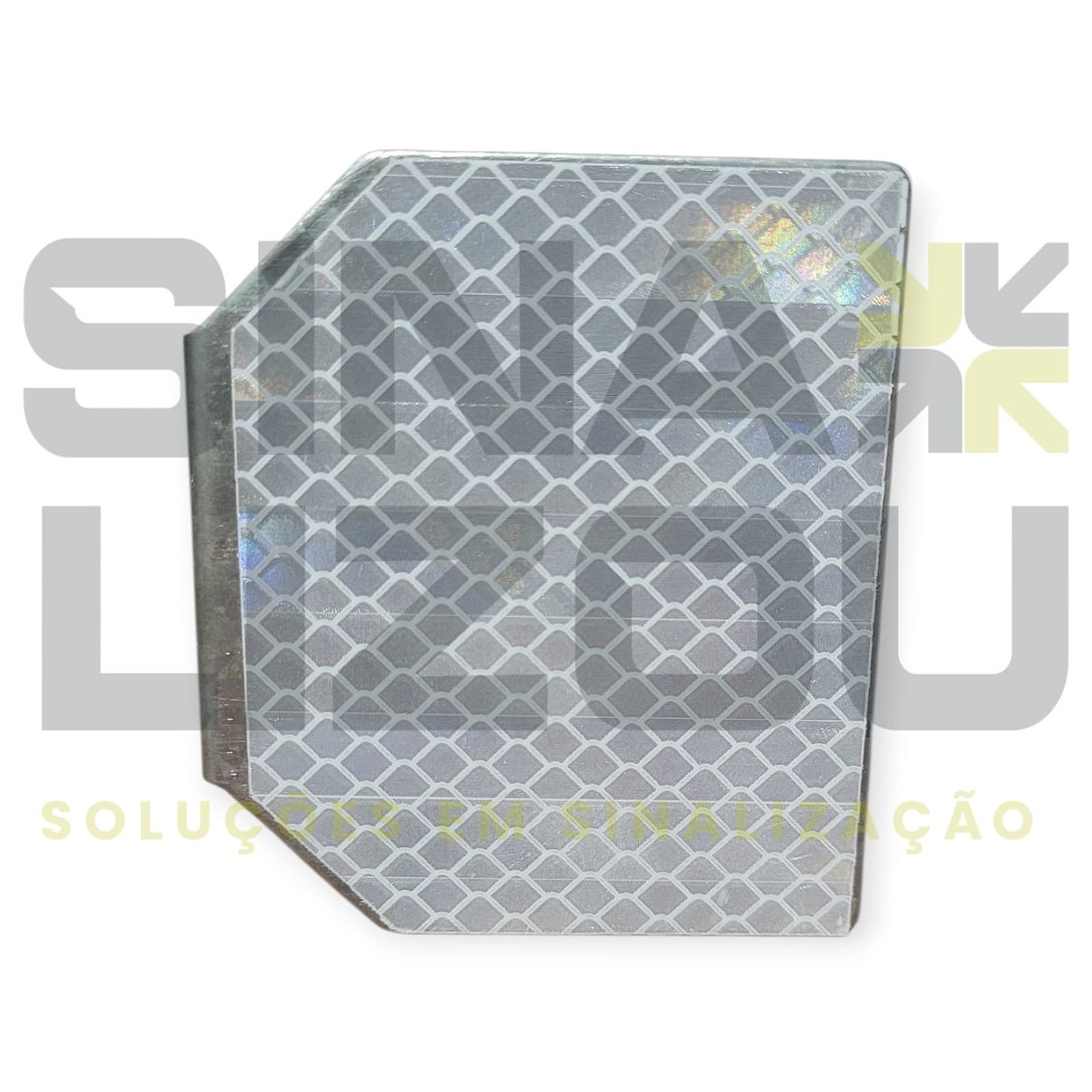 Catadióptrico de aço para defensa