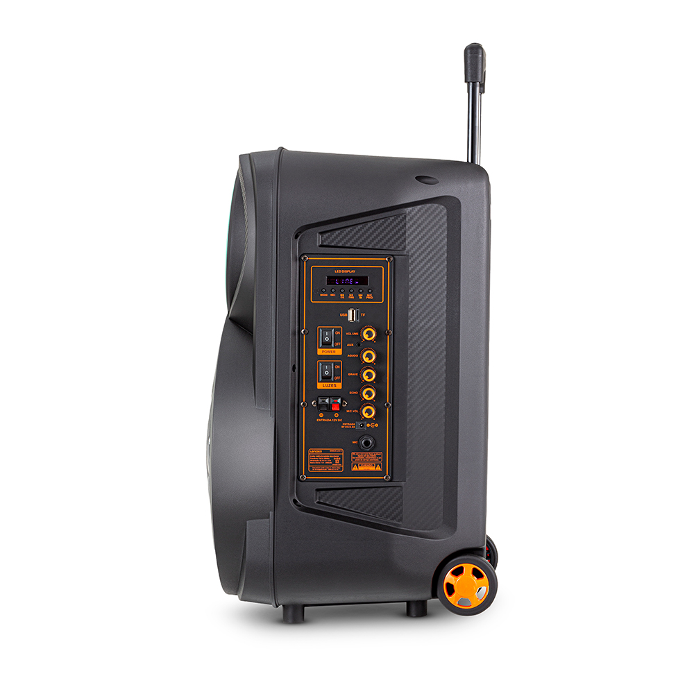 Caixa de Som Amplificada Lenoxx LCA12 600W Bluetooth Bivolt - O