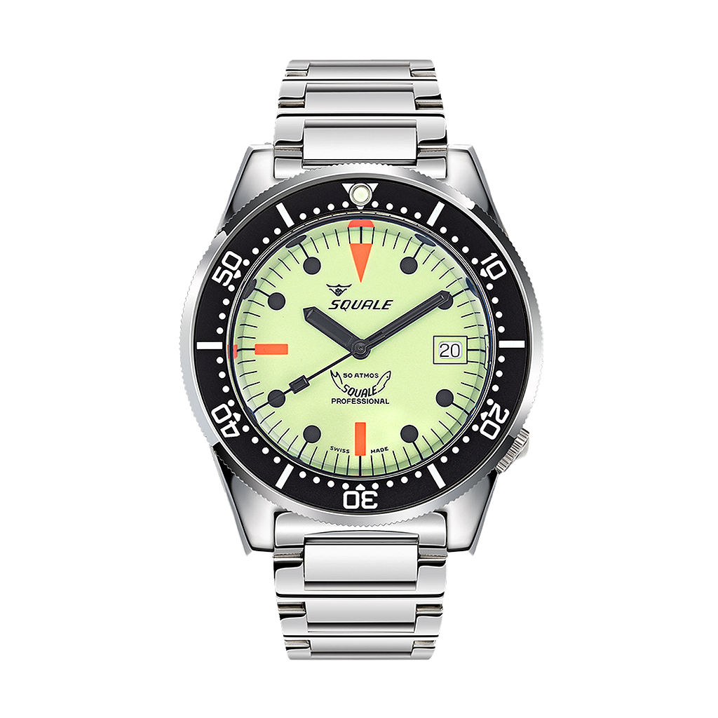Squale 1521 Full Luminous Diver | Herit Watches - Curadoria