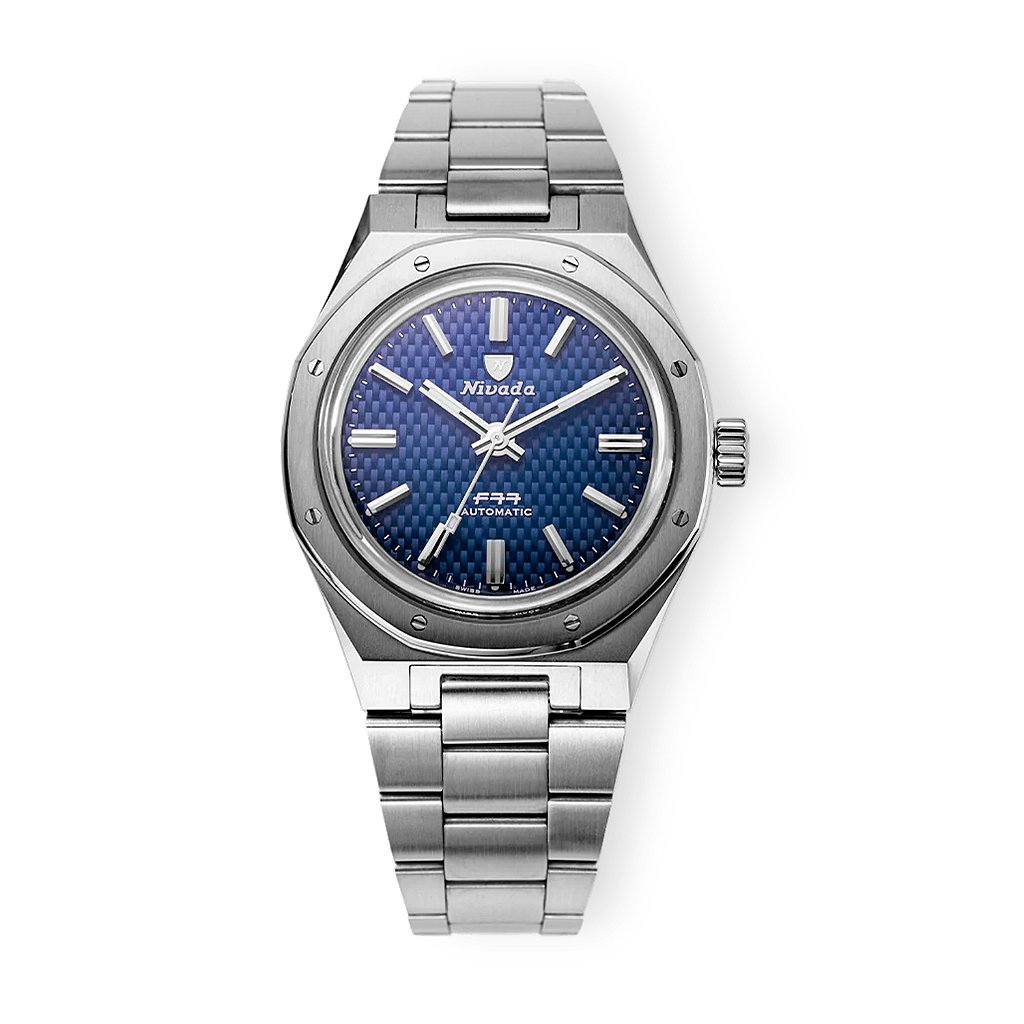 Nivada F77 Blue Chronomaster | Herit Watches - Curadoria