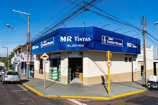 MR Tintas fachada