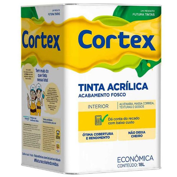 Futura tinta econômica Cortex 18L em Presidente Prudente - MR