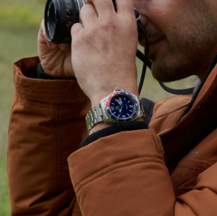 Relógio Masculino Orient Mako II Automático Pepsi FAA02009D9-D2SX