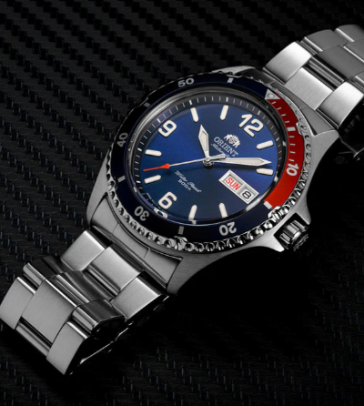 Relógio Orient Masculino - Mako II Automático Pepsi - FAA02009D9