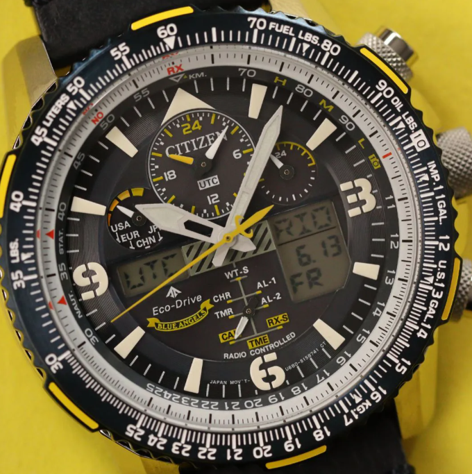 Relógio Citizen Promaster Eco-Drive Blue Angels Skyhawk - JY8078