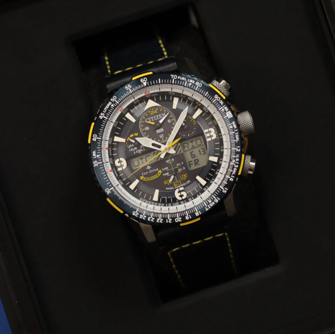 Relógio Citizen Promaster Eco-Drive Blue Angels Skyhawk - JY8078