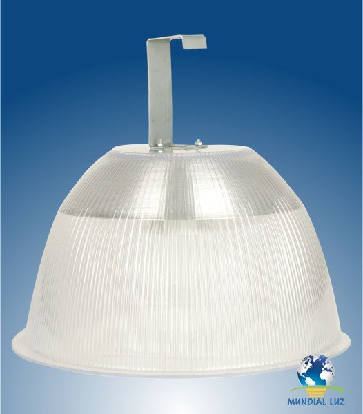 Luminária Prismatica 12" em Acrílico com Gancho Mundial Luz Mundial