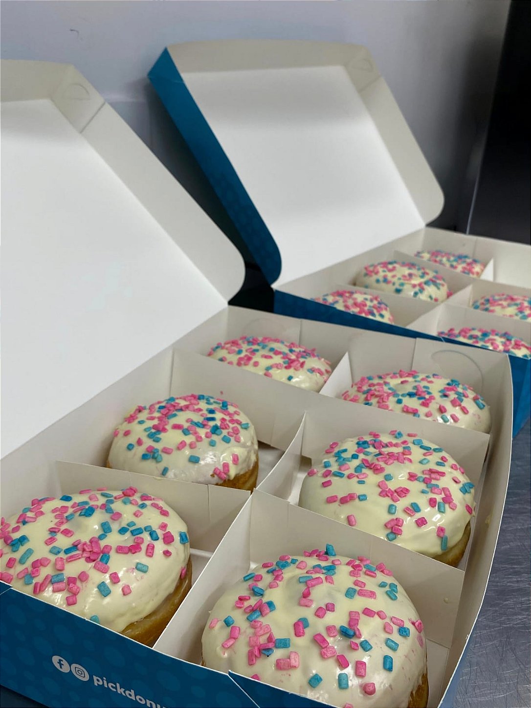 Donuts personalizados para Chá Revelação