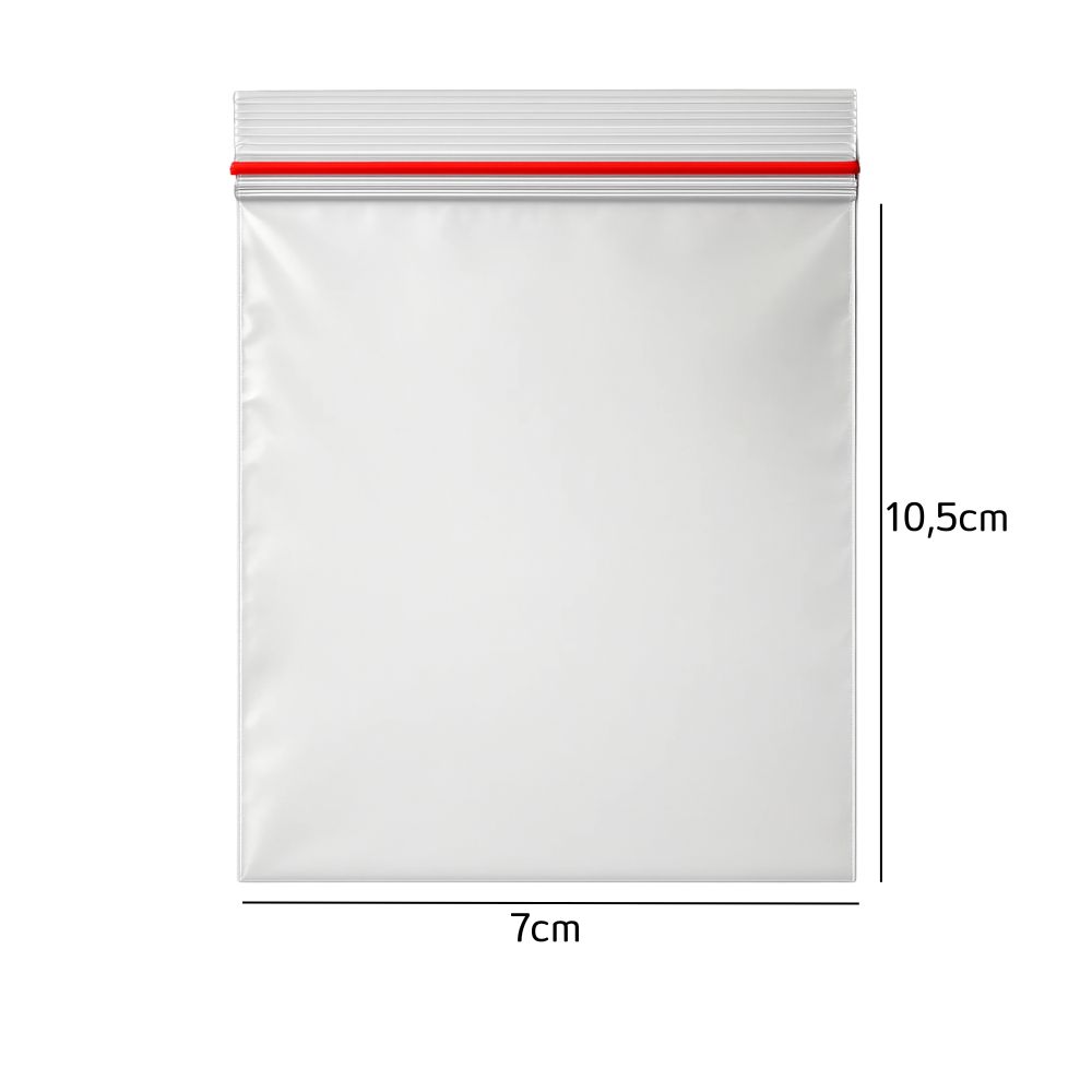 Saco Zip Lock N.03 7X10,5Cm 100Un Talge - Caixas de Papelão e