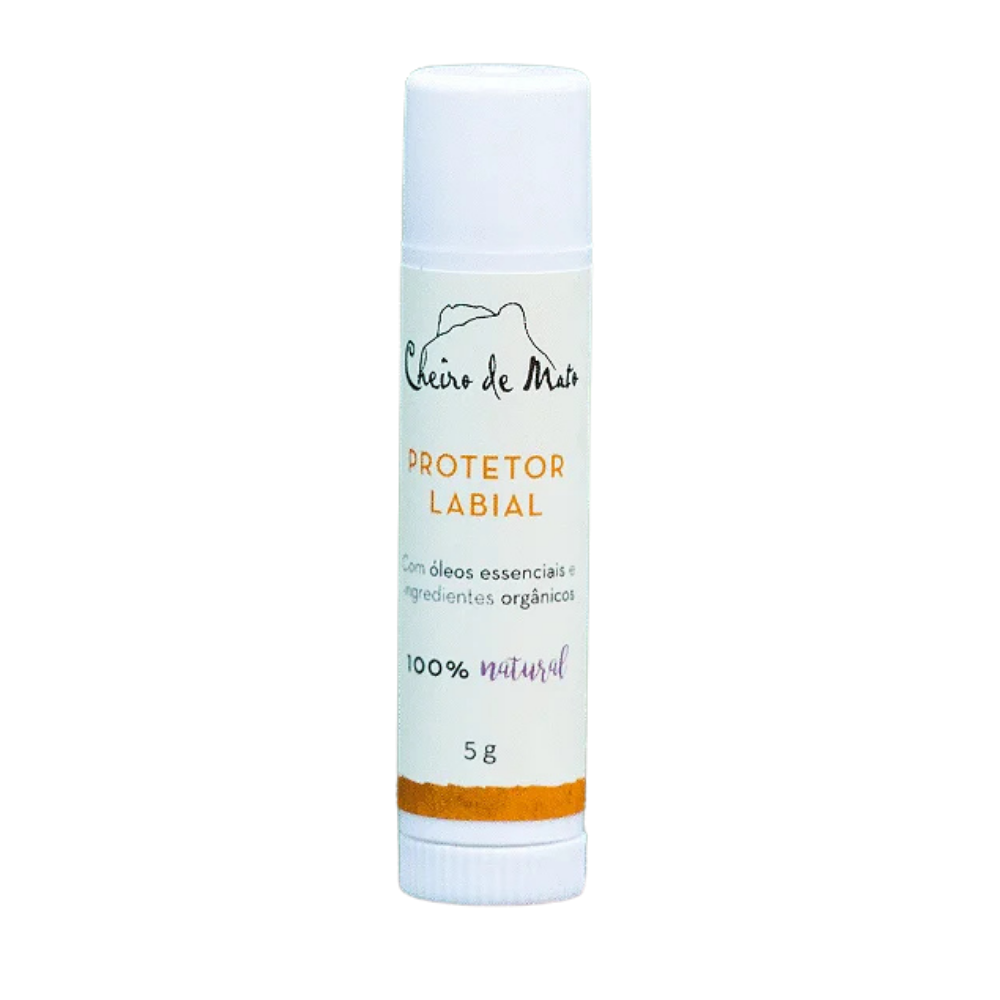 Protetor Labial Natural Cheiro de Mato - 100% natural com óleos essenciais e ingredientes orgânicos