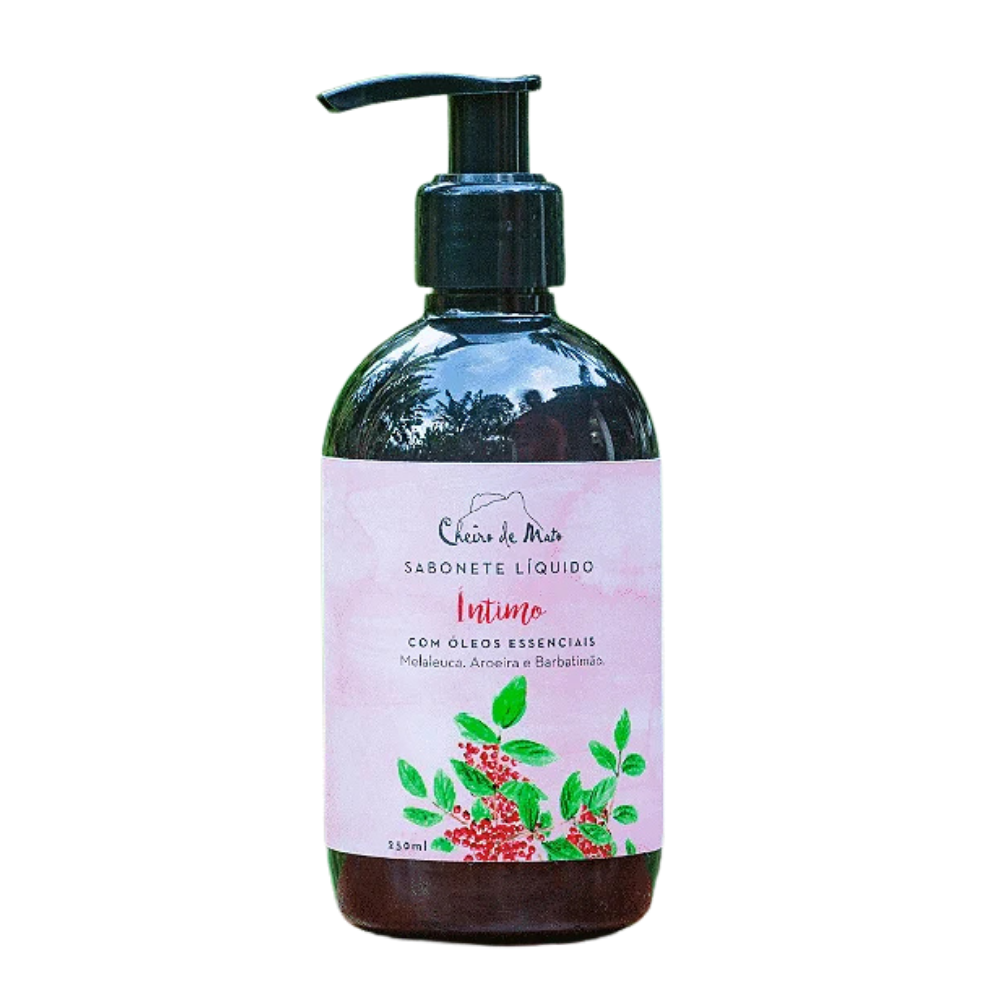Sabonete Líquido Íntimo Natural Cheiro de Mato - Com Melaleuca, Aroeira e Barbatimão - 250ml