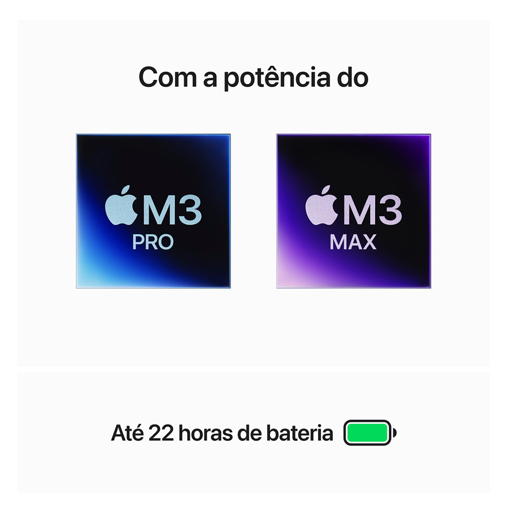 MacBook Pro 16 M3 Max 36GB 1TB Prateado Prata Silver A2991 MRX83BZ