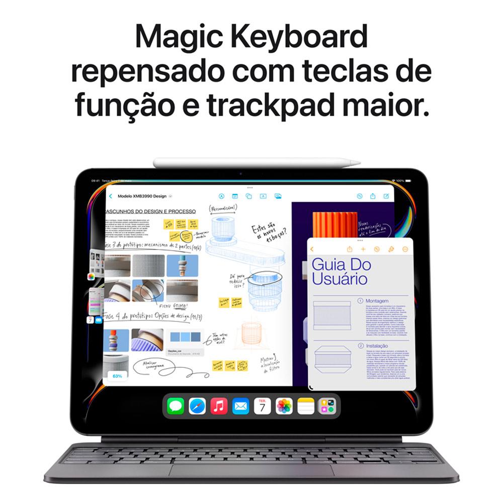 iPad Pro 13 2024 7 Geração M4 Wi-Fi 1TB Preto Espacial Space