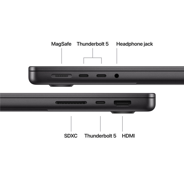 MacBook Pro 14 M5 Max 36gb 2TB 2026 Space Black Preto MGDU4BZ/A
