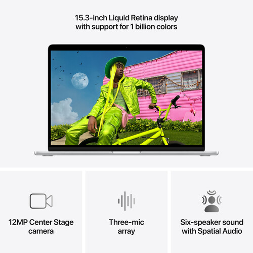 MacBook Air 15 M5 16gb 1TB Prata - Meia Noite - Estelar - Azul