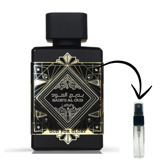 Decant Bade'e Al Oud Oud for Glory Lattafa Perfumes 5ml