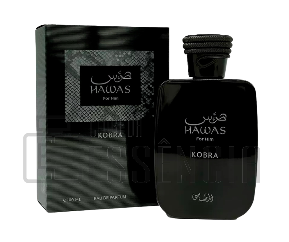 Hawas KOBRA Eau de Parfum ハワス・コブラ（香水） Rasasi Hawas Kobra Eau de Parfum – Perfume Masculino | Beijo na Pele