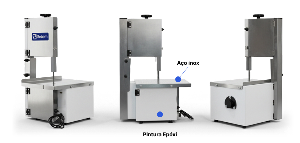 Características mini serra fita Sebem