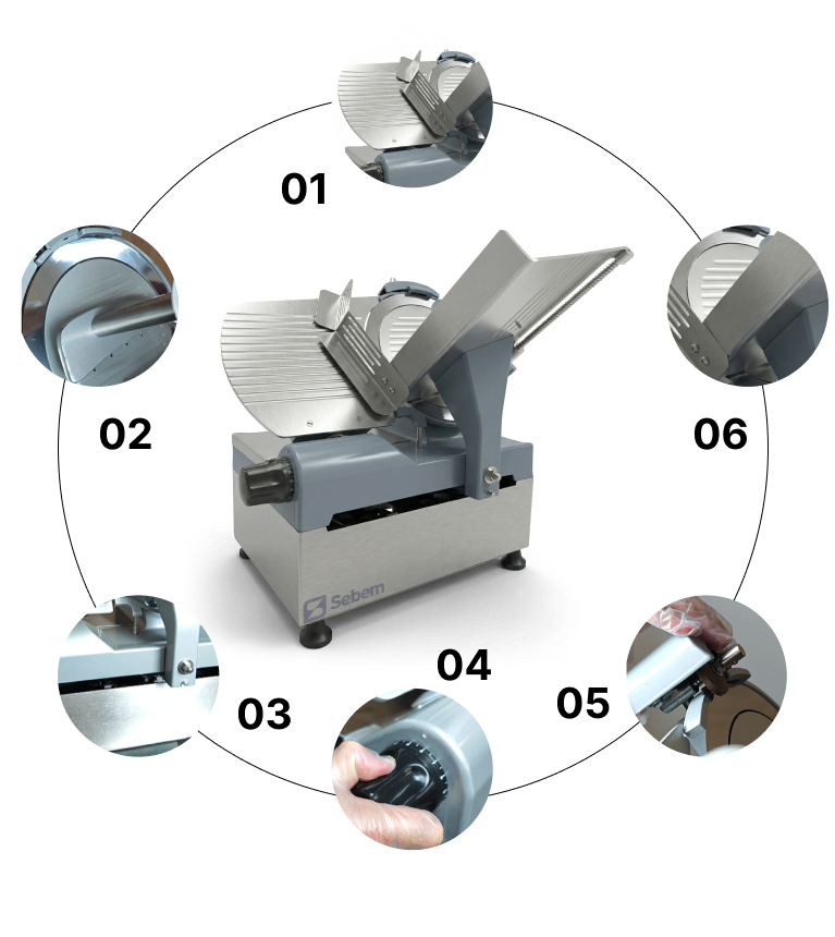 Componentes Fatiador de Frios Automático Sebem