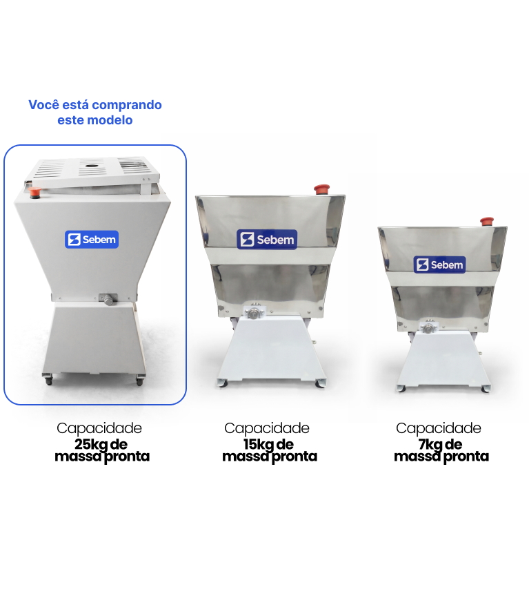 Linha completa Amassadeiras Sebem