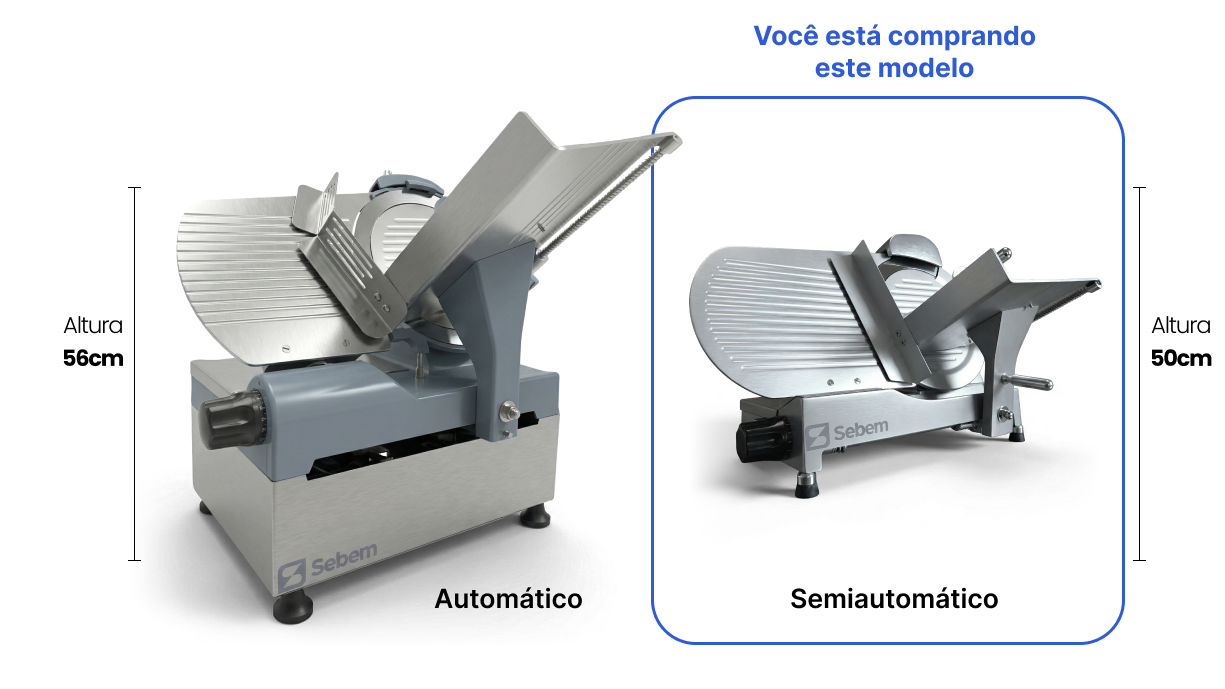 Linha completa Fatiador de Frios Sebem