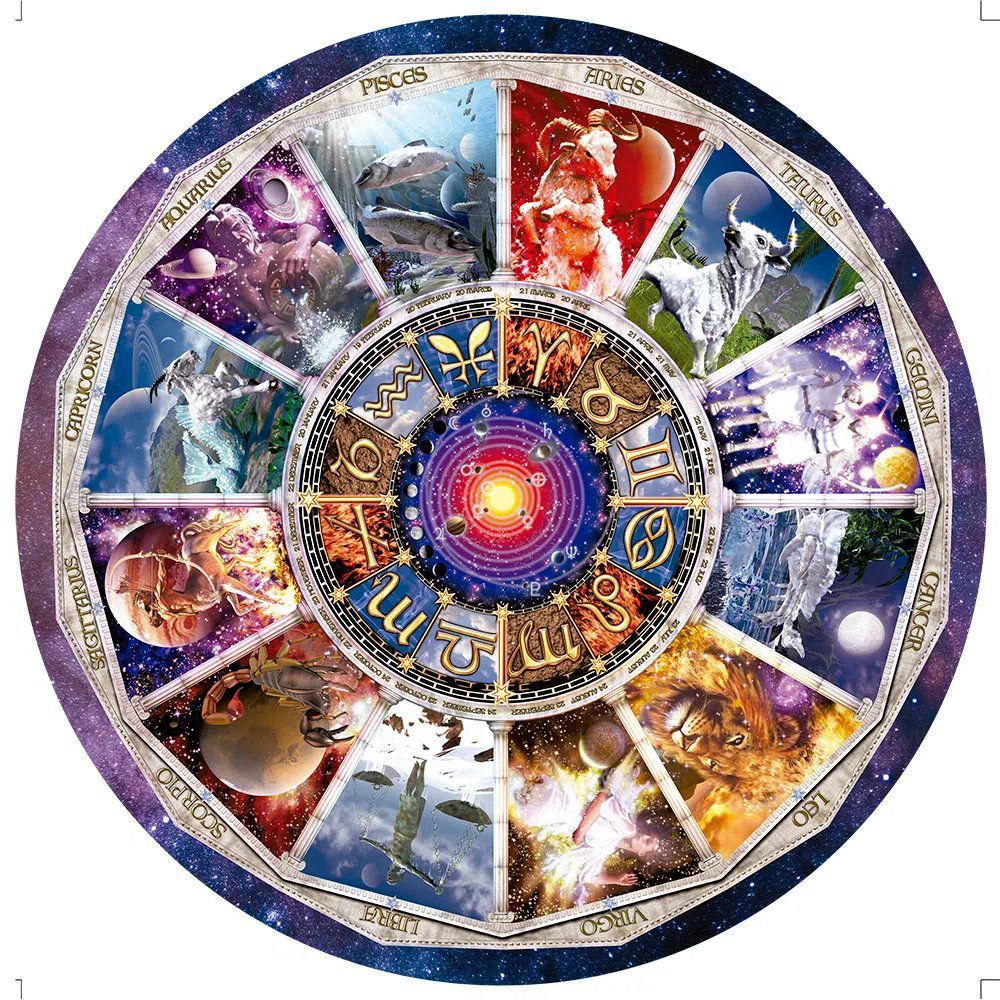 Quebra-Cabeça Circular Zodíaco 600 Peças - Oncube: os melhores