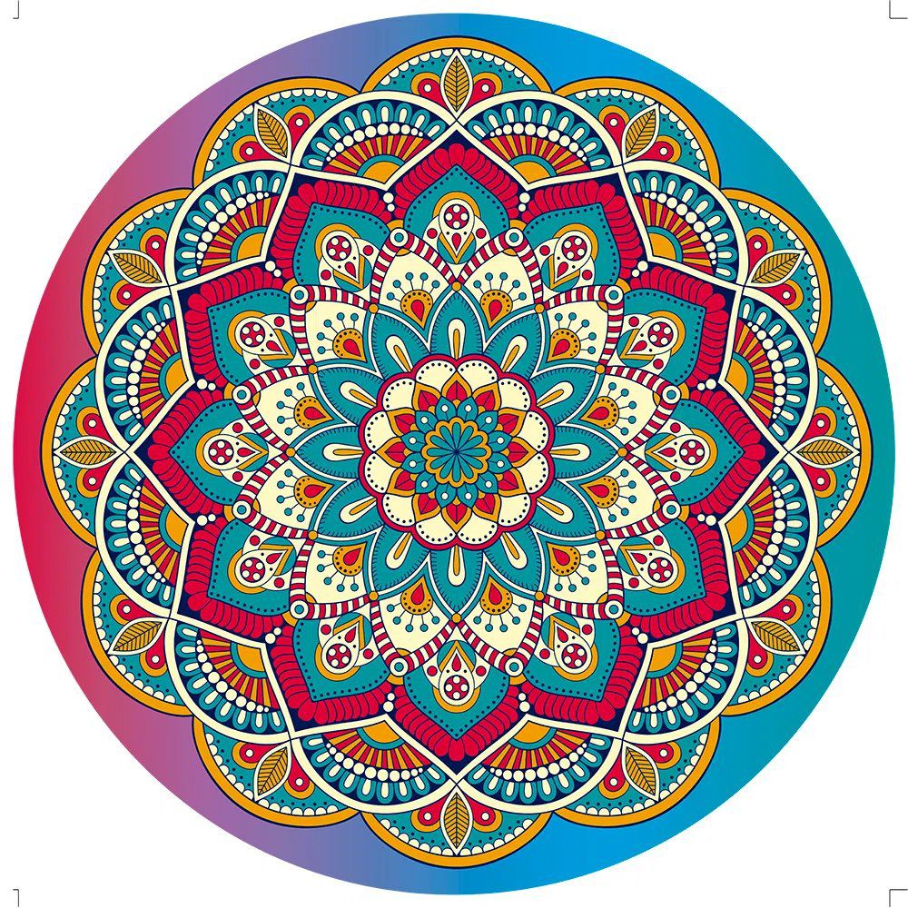 Quebra-Cabeça Circular Mandala 600 Peças - Oncube: os melhores