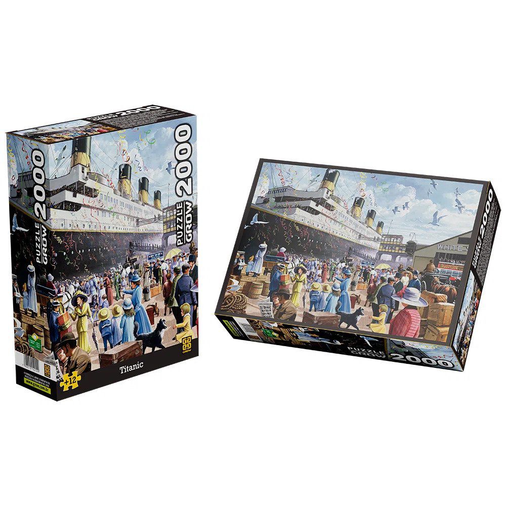 Quebra-Cabeça Titanic 2000 peças - Oncube: os melhores cubos