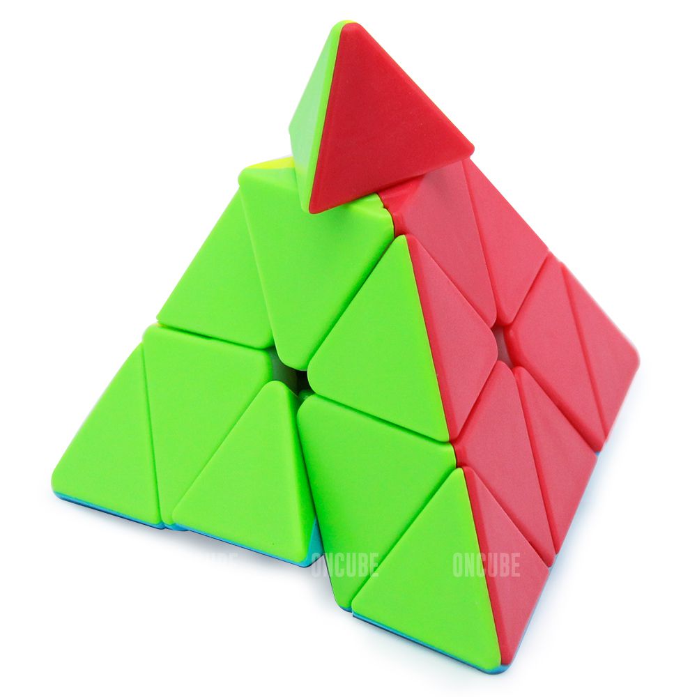 MEISHINE Cubo Mágico Pyraminx Profesional | Pirámide De Velocidad En Fondo Negro | ABS Resistente, 9,8 Cm Y 120 G | Ideal Para Speedcubers Y Regalos | Juego De Puzzle Inteligente