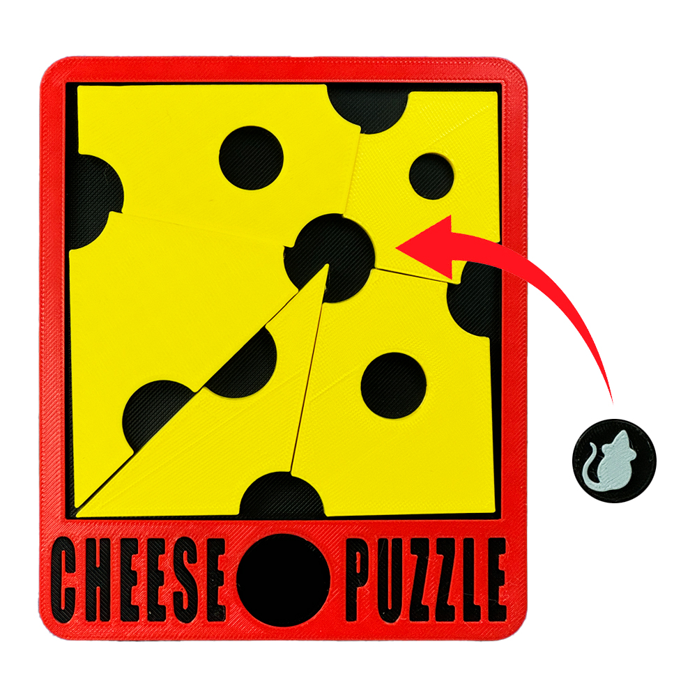 その他 congqiang Cheese Puzzle - Desafio do Queijo - Oncube: os melhores cubos