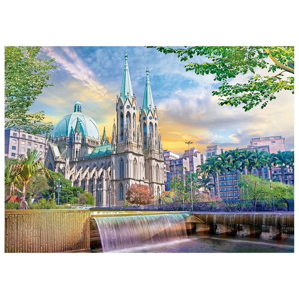 Quebra-Cabeça Catedral da Sé 1000 Peças - Oncube: os melhores